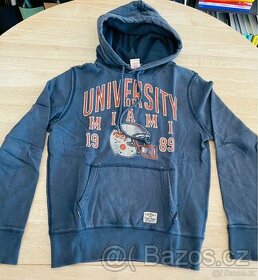 Tommy Hilfiger pánska mikina, veľkosť S, modrá used