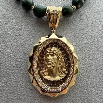 Zlatý přívěsek JEŽÍŠE - 12.55g 585 14k  NOVÝ NENOŠENÝ ZLATO