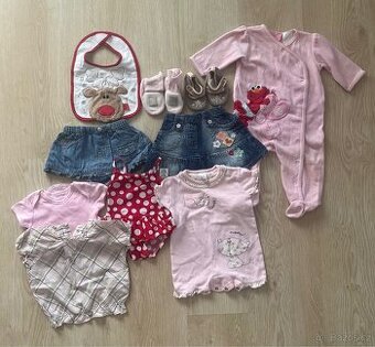 Letní značkový set holčička 0-6m