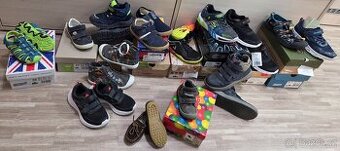 Sandaly, blikajici tenisky, celorocni boty, barefoot