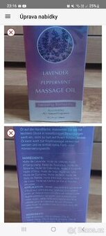 Órmeas Masážní olej s levandulí a mátou