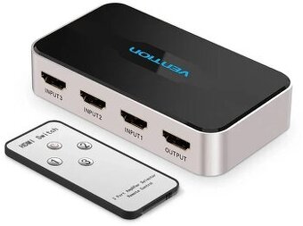 HDMI Switcher Gray Metay Type Vention 3 In 1 Out