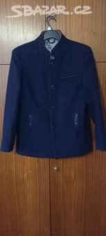 Pánský společenský flaušový kabát, velikost S