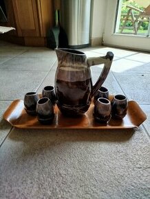 Keramické hrnky, džbánky, souprava