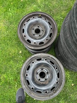 Plechové disky 5x100 R14 Fabia 1