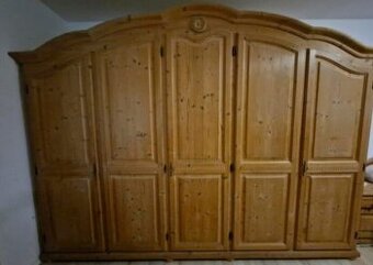 Rustikální ložnicová sestava smrk masiv,6425