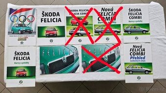 Škoda felicia prospekty, návody k obsluze, ceníky, atd.