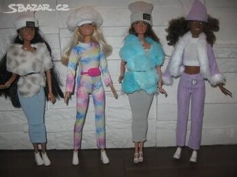 zimní oblečení na Barbie apod.panenky+boty zdarma