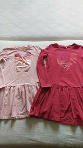 světle růžové šaty Coccodrillo vel.134, 2. zdarma