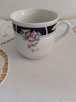 Retro porcelánový hrnek - 1