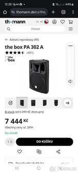 Prodám vyměním the box PA 302A