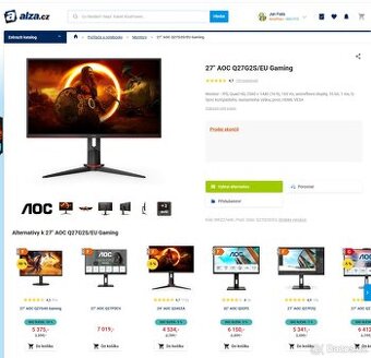 27 inch AOC monitor