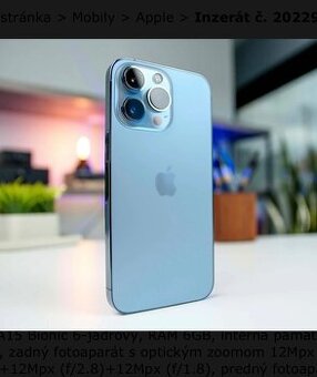 Apple IPhone 13 PRO 256 GB