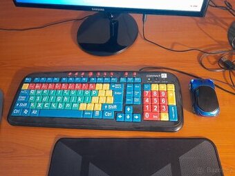 Prodám levně PC klávesnici a myš