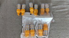 Led žárovky 12V žluté / červené - 1