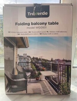 Skládací balkonový stůl / Folding Balcony Table