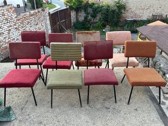 RETRO židle na opravu - kus 100,-