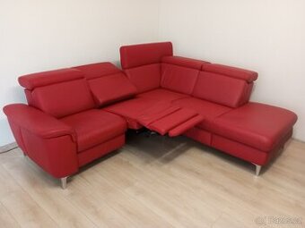 luxusná pohovka z pravej kože 240x210 - 1
