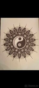 Mandala 2 - ručně malovaná (i na přání) - 1