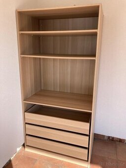 Ikea Pax - korpus + police + šuplíky
