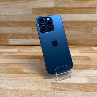 iPhone 15 Pro 128GB, modrý, eSIM (12 měsíců záruka)