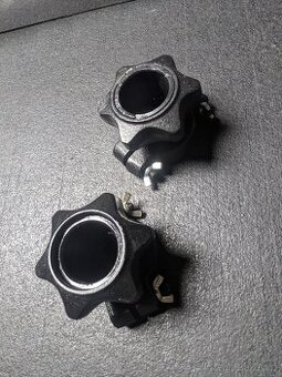 2x bezpečností uzávěry / objímky na 50mm olympijské tyče
