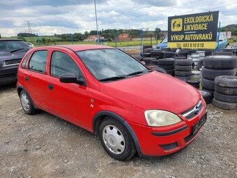 Náhradní díly - 2x Opel Corsa C 1.0 43 kw