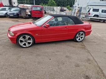BMW e46 323i cabrio, 125kw, bez koroze dobrý stav najeto 170