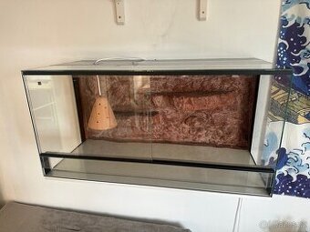 Terárium 80x40x40 + vybavení