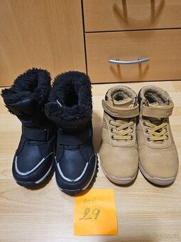 Zimní obuv velikost 29