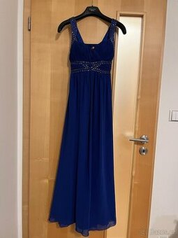 Modré plesové / maturitní šaty