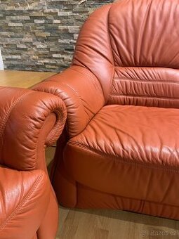 Koženâ sedačka rohová