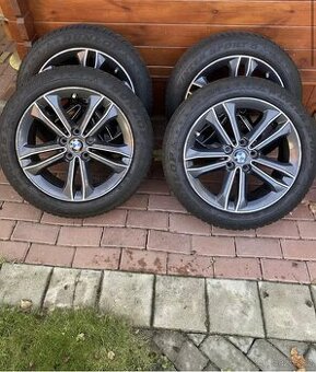Alu kola BMW + zimní pneu Dunlop