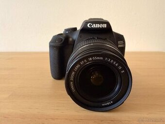 Prodám zrcadlovku Canon EOS 2000D