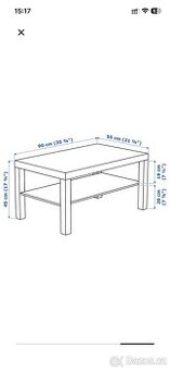 Konferenční stolek IKEA LACK