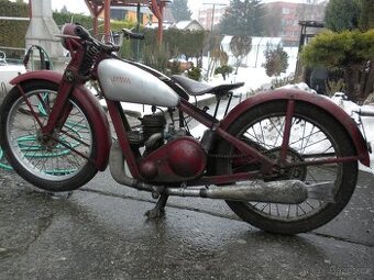 JAWA VILLIERS r.v.1934 bez dokladů dlouhá léta na půdě