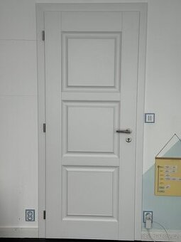 Porta 80x210 leve, bile