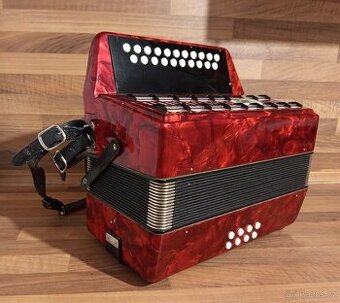 Heligonka (harmonika,akordeon) Weltmeister Meteor, C-F