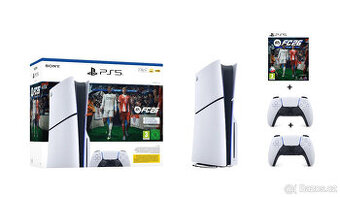 PS5 Slim s mechanikou +Hra FC 26 +2x Ovladač - Záruka 2 Roky