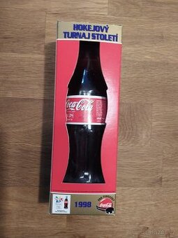 Coca Cola láhev NAGANO 1998 raritka hokej jágr