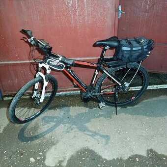 Horské elektrokolo nosič a dvě brašny