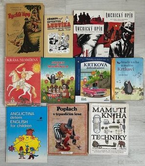 Prodám mix knih-dětské, komiksy, horoskopy, sci-fi a další: