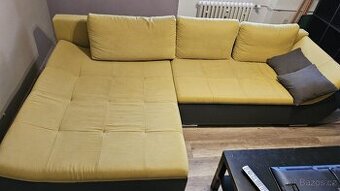 Velký rohový rozkládací gauč