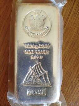 Investiční stříbrný slitek 1kg (Argor Heraeus, FIJI )