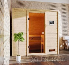 Finská sauna Adelina se.smrk 38mm 195 x 169 cm