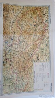 sběratelství map  - plastická mapa ČSSR  1974