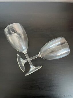 Sklenice na víno plast 2ks