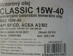 Motorový olej - 1
