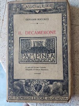 Giovanni boccacci IL decamerone knihy