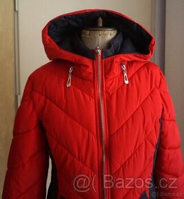Dámská prošívaná červená zimní bunda Epister 2XL/42-44